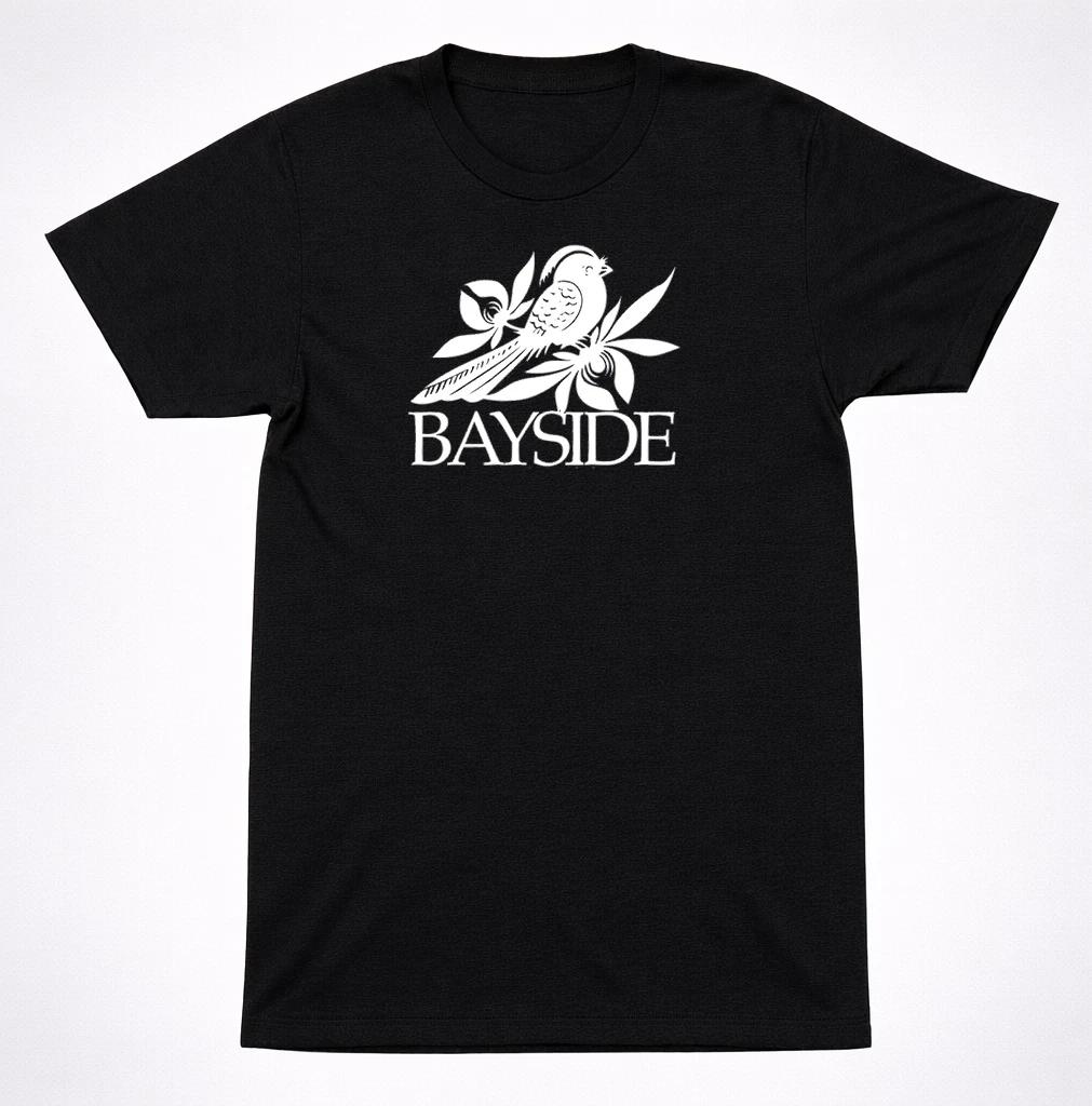 Bayside Bird Logo T Shirt | Emo Punk Rock Band Tee | Classic Alt Music Shirt M
