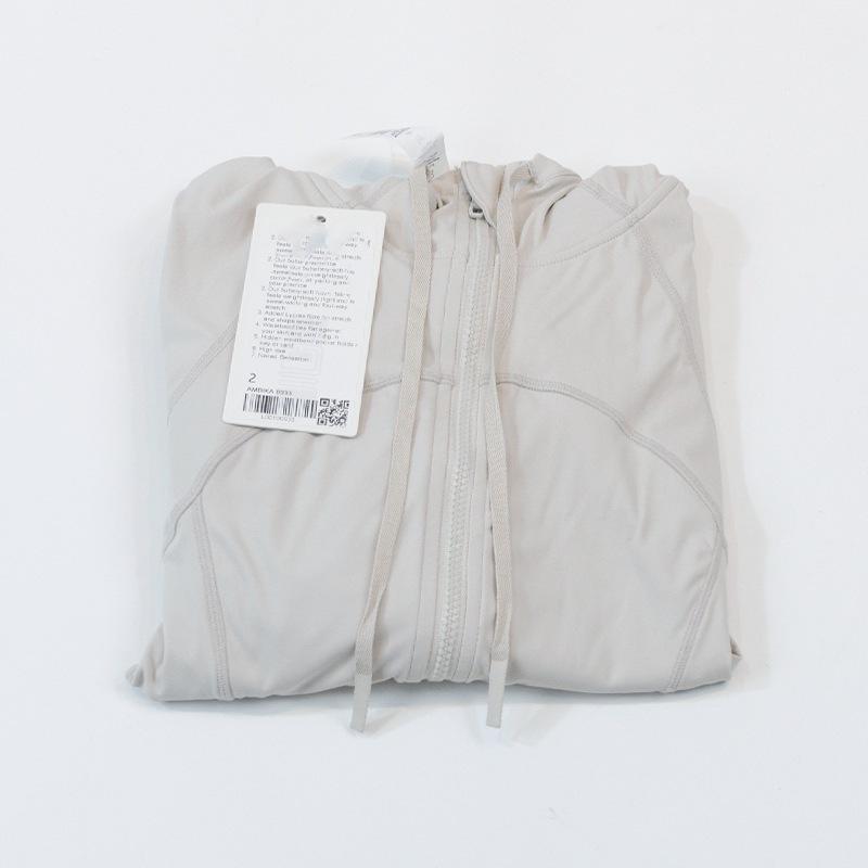 Damen Yoga Sportjacke mit Kapuze - Doppelseitig gebürstet, Hohe Elastizität, Slim Fit, Nude Feeling.