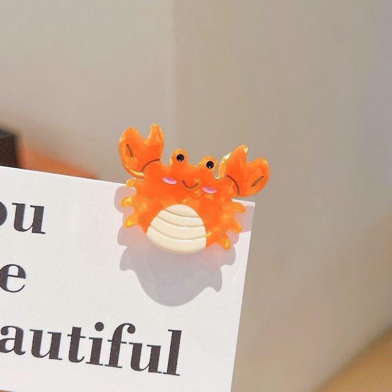 Creative Marine Organism Hairpins Interesting Cute Cartoon Small Hair Clip Starfish Jellyfish Mini Hair Accessories
