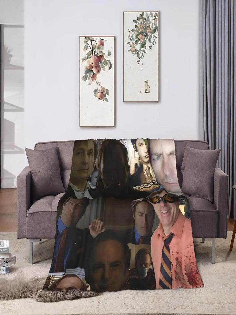 Better Call Saul Throw Blanket  Soft Warm Quality  Perfect for Bedroom  Ideal Gift for Adults  Kids