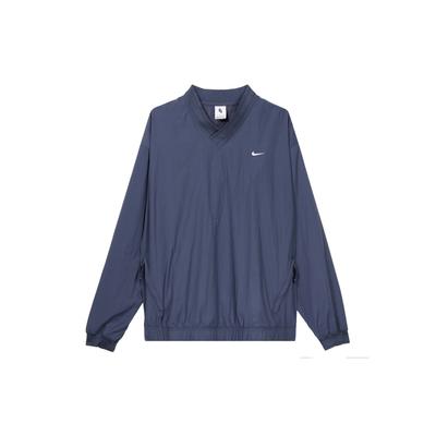 Solo Swoosh Solid Logo Casual Loose Sweatshirt Men Sweatshirt Lightning-Blue FQ1639-437