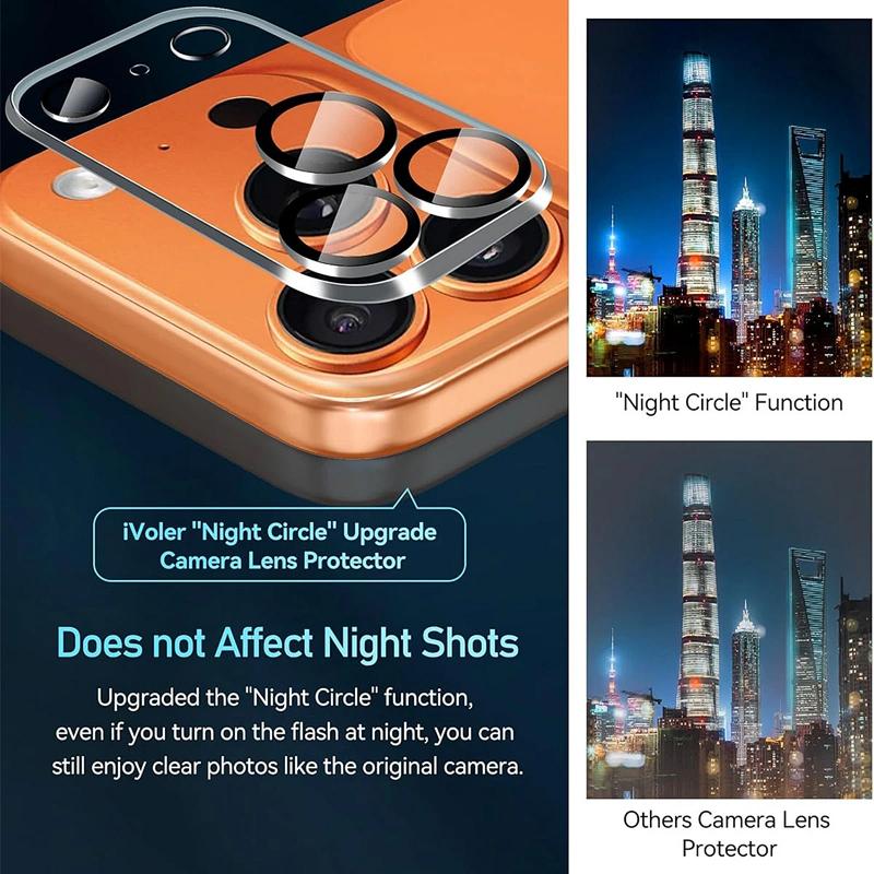 5Pcs Camera Lens Protector Glass For iPhone 15 14 13 12 11 16 17 Pro Max Mini Camera Protective Glass Film For iPhone 15 16 Plus 4