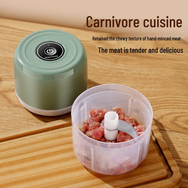 Premium Electric Garlic Masher & Grinder - Automatic Garlic Paste Maker & Food Processor