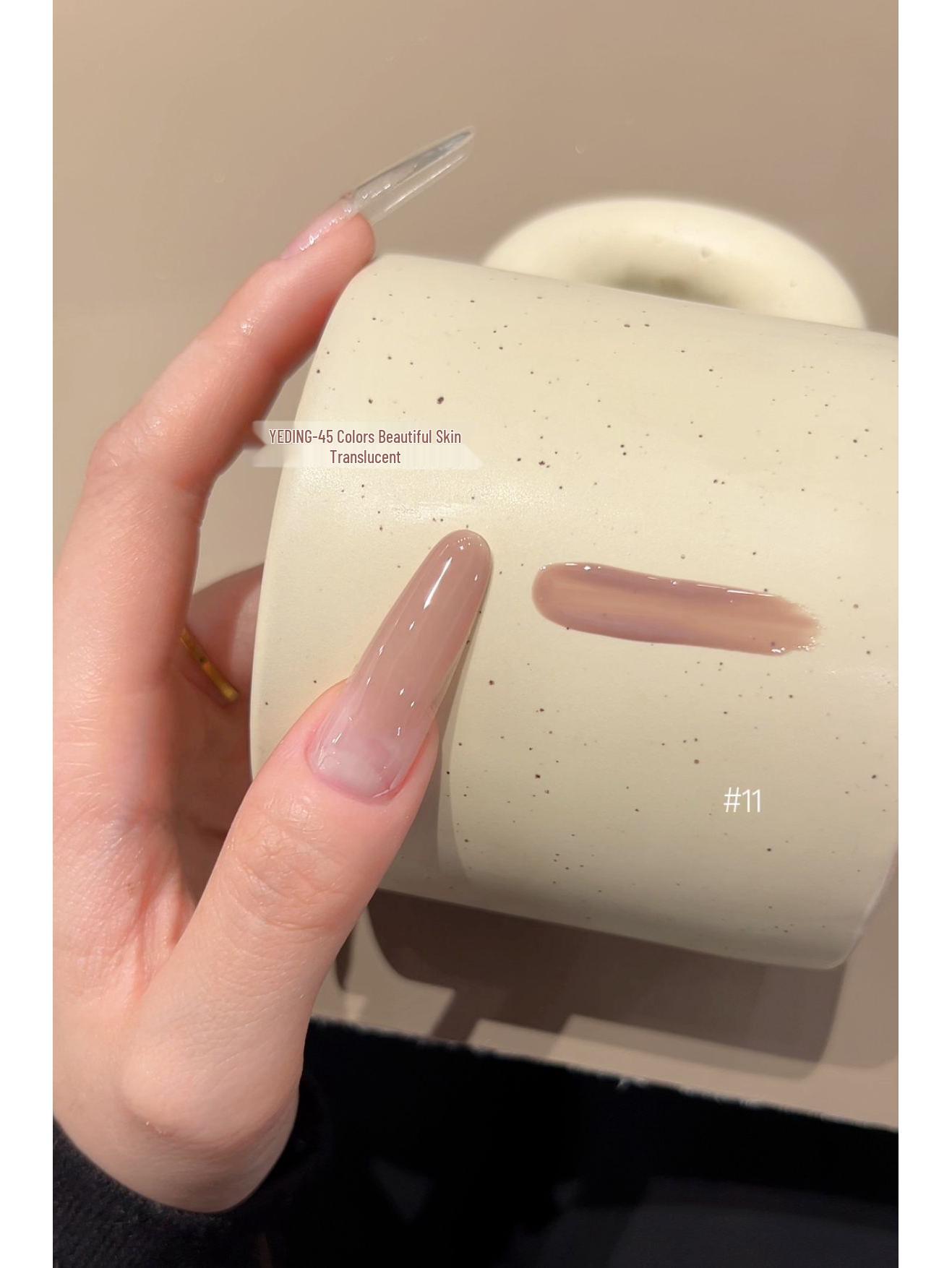 

45 оттенков полупрозрачного нюдового гель-лака для ногтей - Новая коллекция 2025