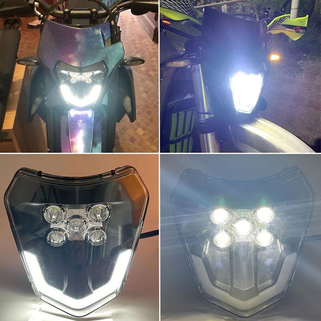 Long Lastings LED Motorcycle Front Lamp, Energy Efficient with Daylight Visibility Feature Safe Night Riding Experience