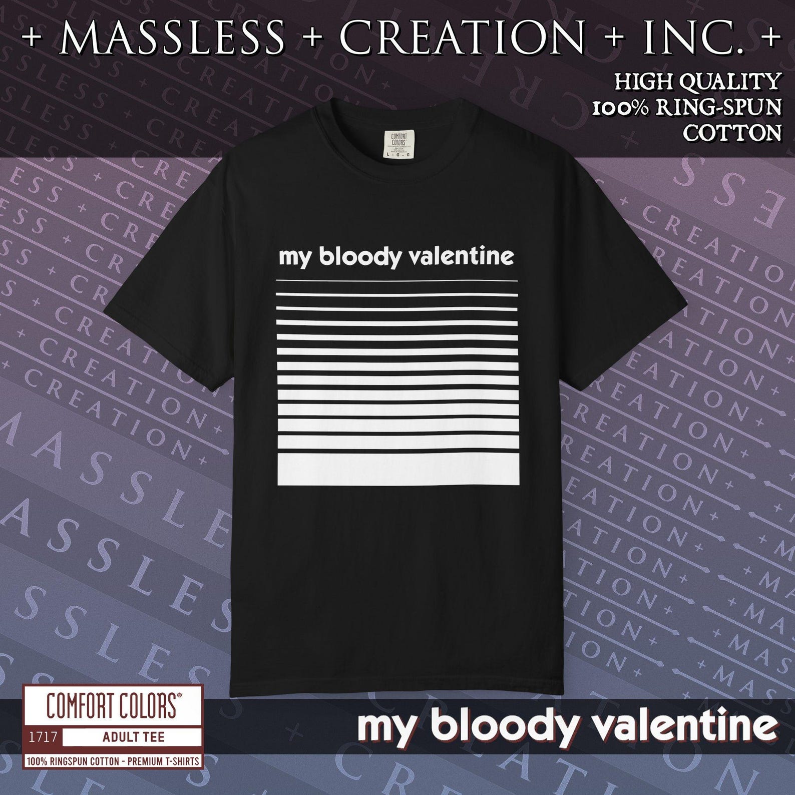 LOVELESS Classic T shirt [Comfort Colors 1717] Band Logo | 1991 | Shoegaze | Dreampop | Punk | Goth | Emo | Grunge | New Wave | 90s M
