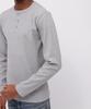 AVIREX DAILY RIB HENLY NECK TEE 6153482 men's M grey