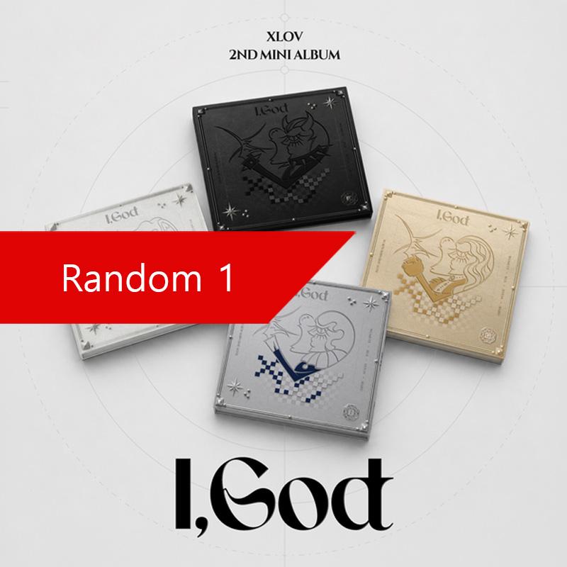 [ПРЕДЗАКАЗ] XLOV – 2-й мини-альбом I,God (я Вер. / G Вер. / Над. / Д Вер.) Random 1pcs