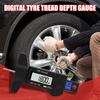 Tread Checker Tyre Guage - Tire Depth Gauge Tool, Tire Thread Measuring Gauge |