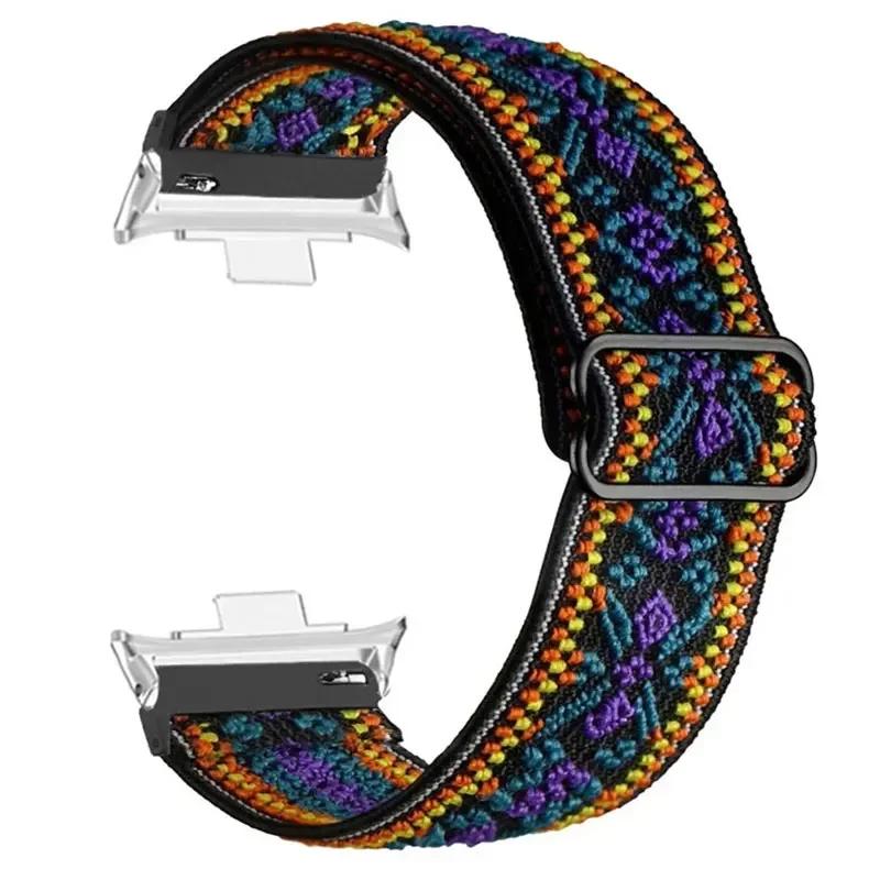 Elastic Nylon Strap For Huawei Watch Fit 4/4 Pro Replacement Women Men Sport Solo Braided Watch Band Loop Watch Fit 3 Bracelet
