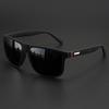New fashionable polarized sunglasses, red and green striped temple colorful film driving sunglasses advanced sense P