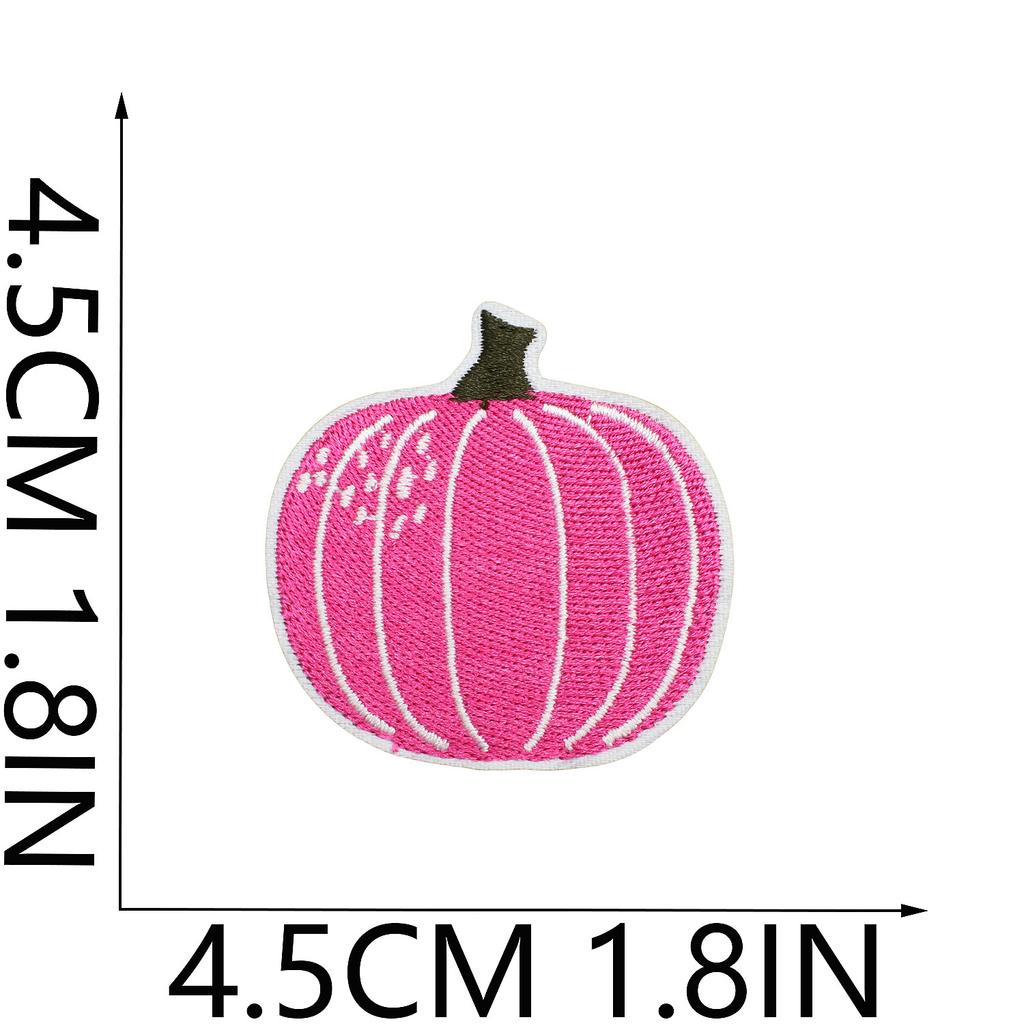 Ghost Embroidery Cloth Sticker Halloween Piao Ghost Patch Sticker Festive Atmosphere Dress Up Embroidery Label Pumpkin Spider Web
