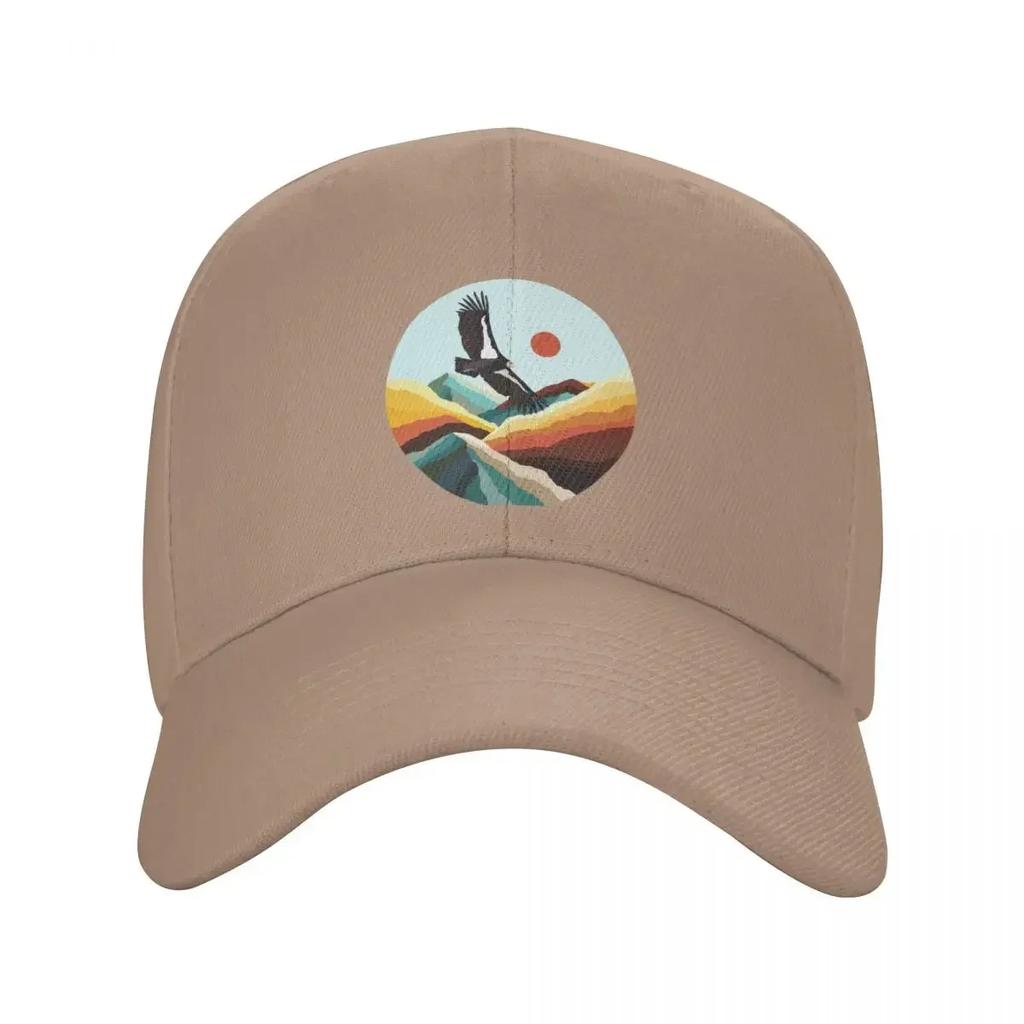 Condor in Flight Baseball Cap Streetwear tactical cap tea Hat funny hat Unisex Womens