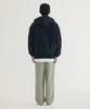 COVERNAT Twill 2-Tuck String Pants Dark Gray