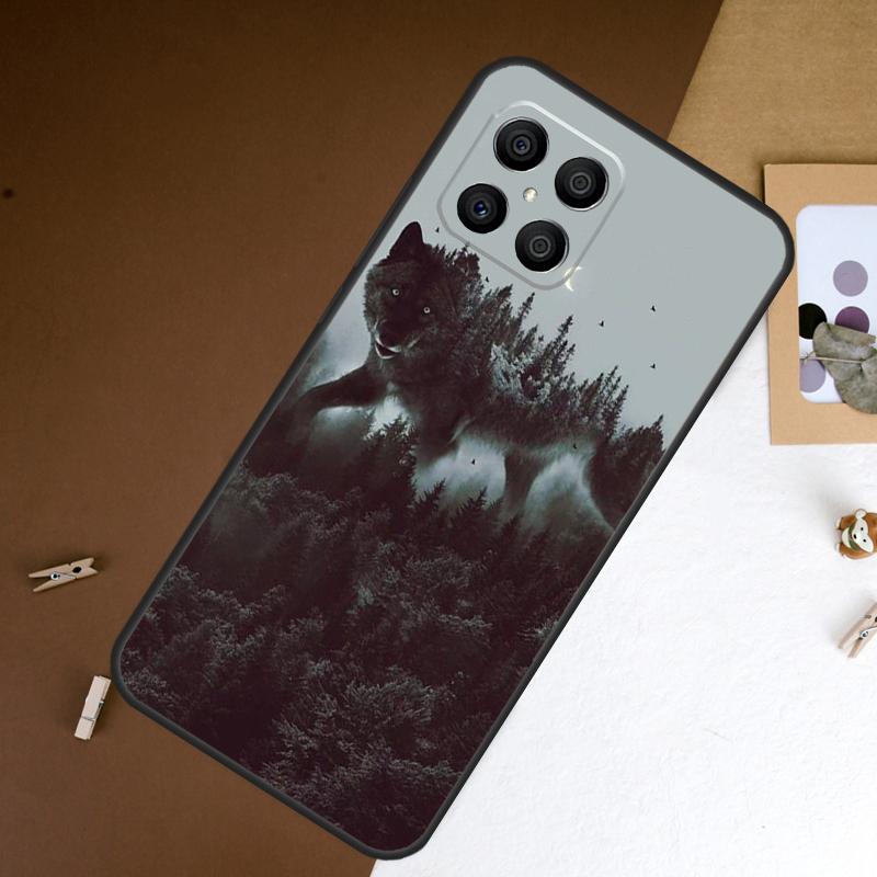 Wolf Art Case For Honor 400 Pro 200 50 70 90 X9a X9b X9c X9d X8a X8b X8c Magic 7 Lite 5 6 8 Pro Cover