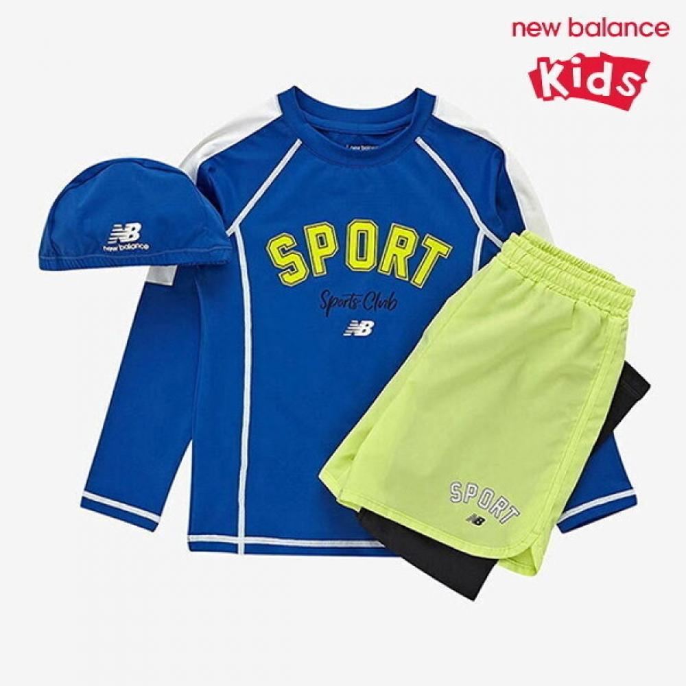 

New Balance Kids Rashguard Uni 2 In 1 Nk9re2102b 50 Swimsuit 160/size
