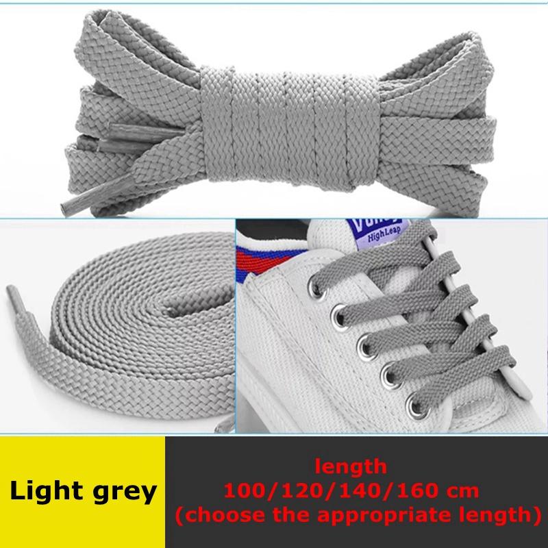 26 Colors Quality Classic Shoelaces for Sneakers Shoe laces flattened Casual Shoelace Elastic Laces 100/120/140/160CM Strings