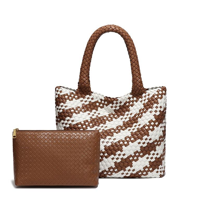 

Высококачественная сумка ручной работы, повседневная сумка большой вместимости, универсальная сумка через плечо для通勤, женская 40*17*31cm