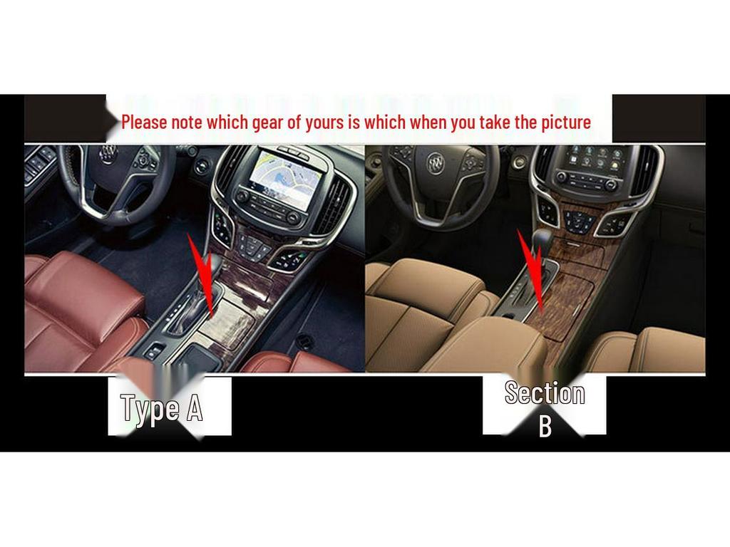Carbon Fiber Gear Shift Sticker for 2013-2015 Buick LaCrosse Interior
