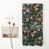 88*180cm Böhmisch Grün Blume Damen Viskose Schal Stola Baumwolle Leinen Gefühl Quaste Pashmina Muslimischer Hijab Wickeltuch Dame Frau