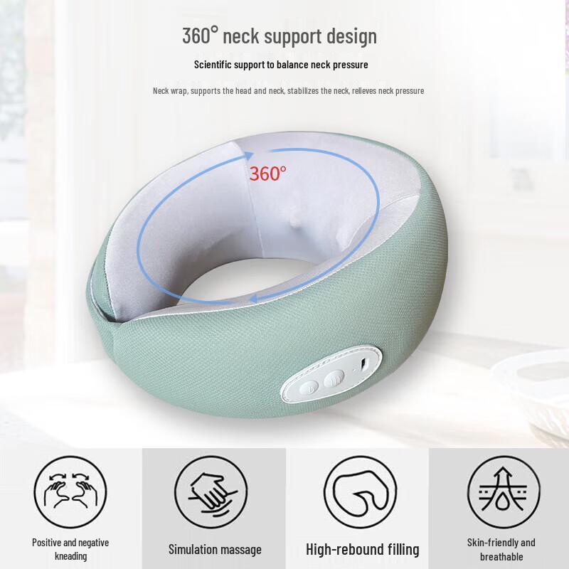 Zhongliang Portable U-Shaped Heated Neck & Shoulder Massager CN plug (adapter included)