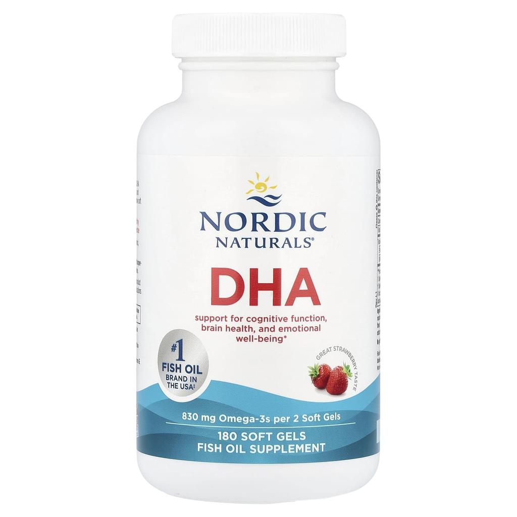 Dha, Strawberry, 415Mg, 180 Softgels
