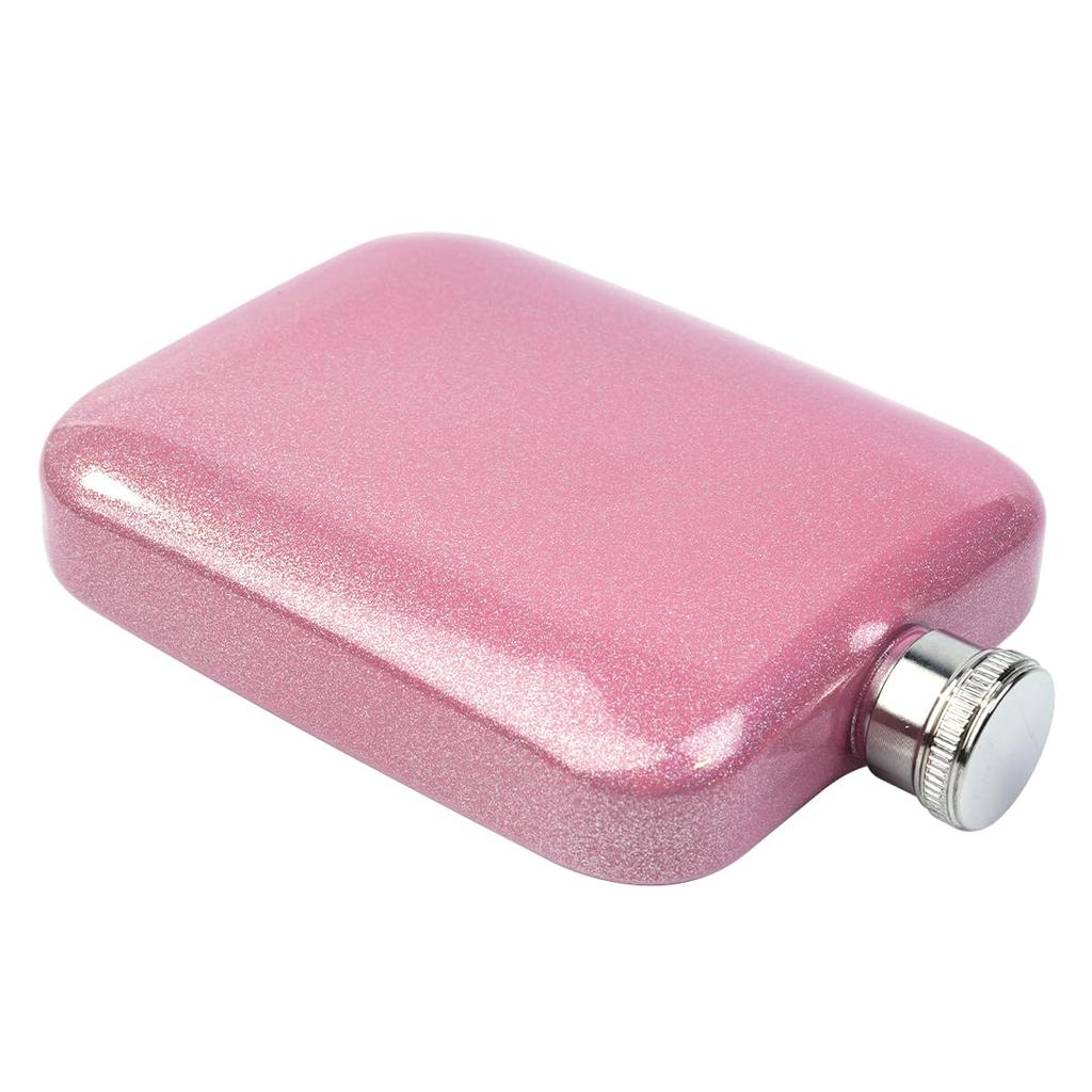 NUZAMAS 304 Stainless Steel 160ml Hip Flask Pocket Liqueur Whiskey Hip Flask for Men Leakproof Flask Small Hip Flask for Hiking Hunting Camping BBQ