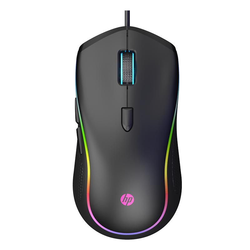 HP Wired Gaming Mouse with Dynamic RGB Lighting