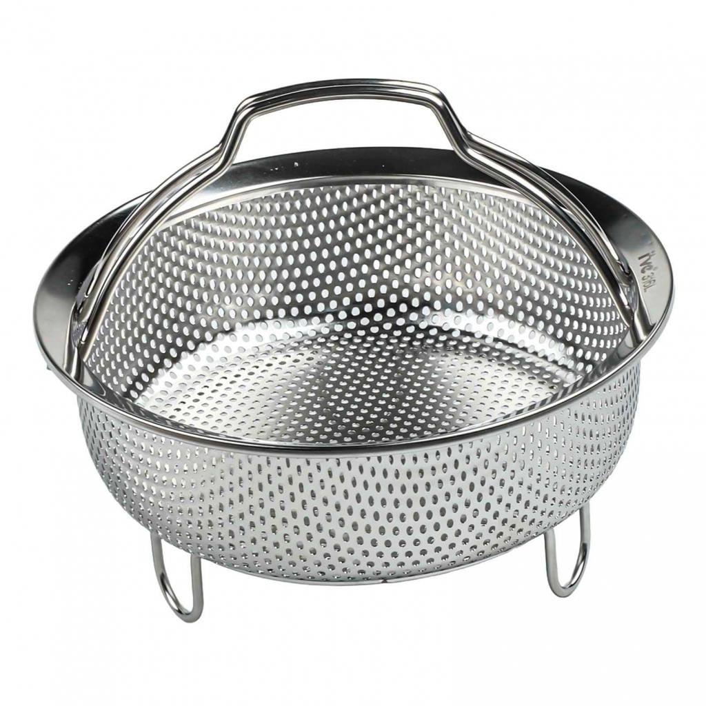 Anpassbare Passform Kochzubehör Edelstahl Dampfgarer Dampfeinsatz