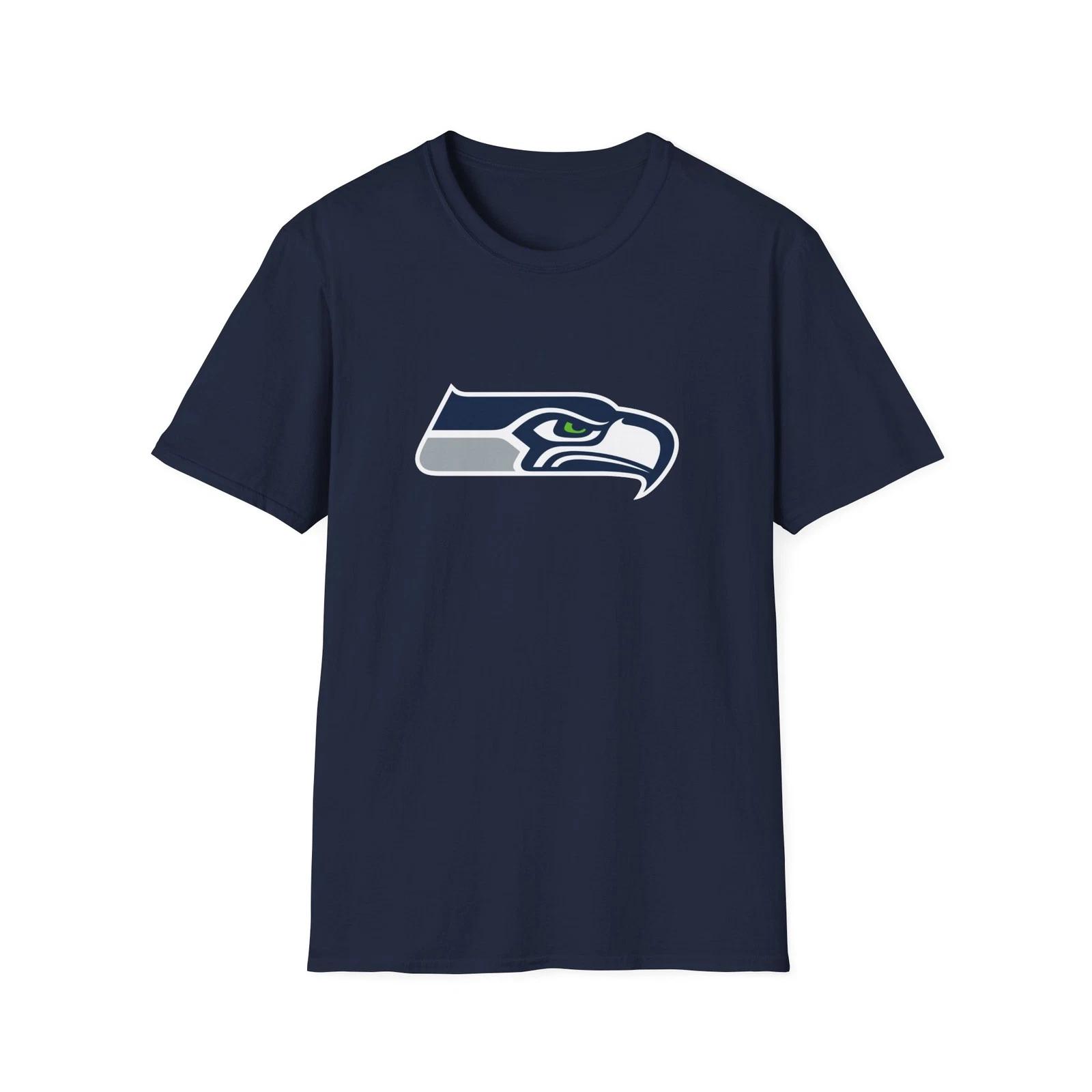 Seattle Seahawks T-Shirt, Football Fan Unisex Tee, Game Day Apparel, Team 4XL