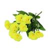 Artificial Carnation Flower with Stem 10 Head Home Office Table Centerpiece Wedding
