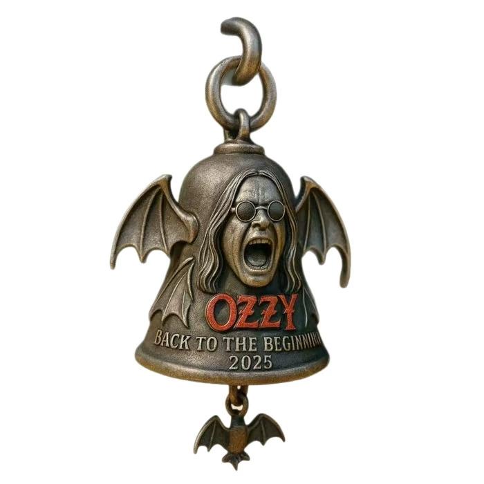 

Брелок-колокольчик для мотоцикла Оззи Осборна, Аксессуар-колокольчик для мотоцикла или брелок для удачи в дороге one size коричневый