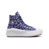 Converse Chuck Taylor All Star Move Platform High GS Feathers Kids Sneakers Purple Dark-Purple-Dust Royal-Pulse A01515C