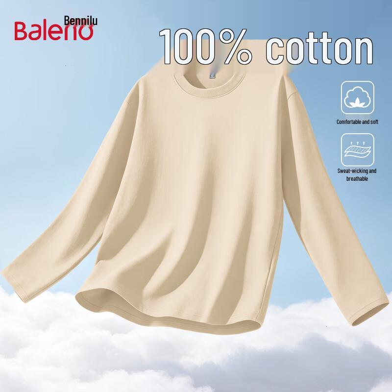 Baleno Men's Pure Cotton Long-Sleeve T-Shirt