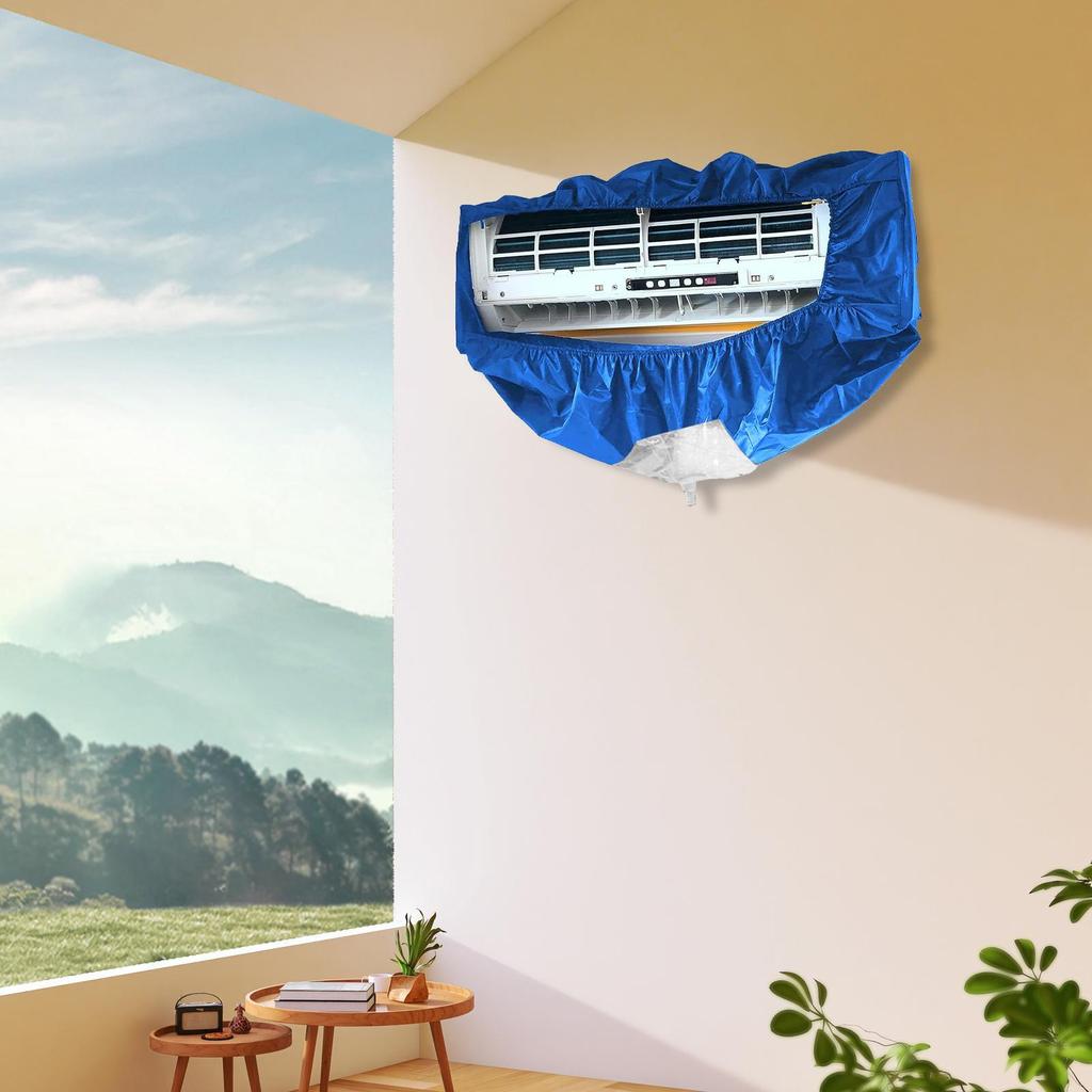 Split Air Conditioner Cleaning Kit Air Conditioner Washing Cover with Drainage Hose Conditioning Unit Maintenance Equipment