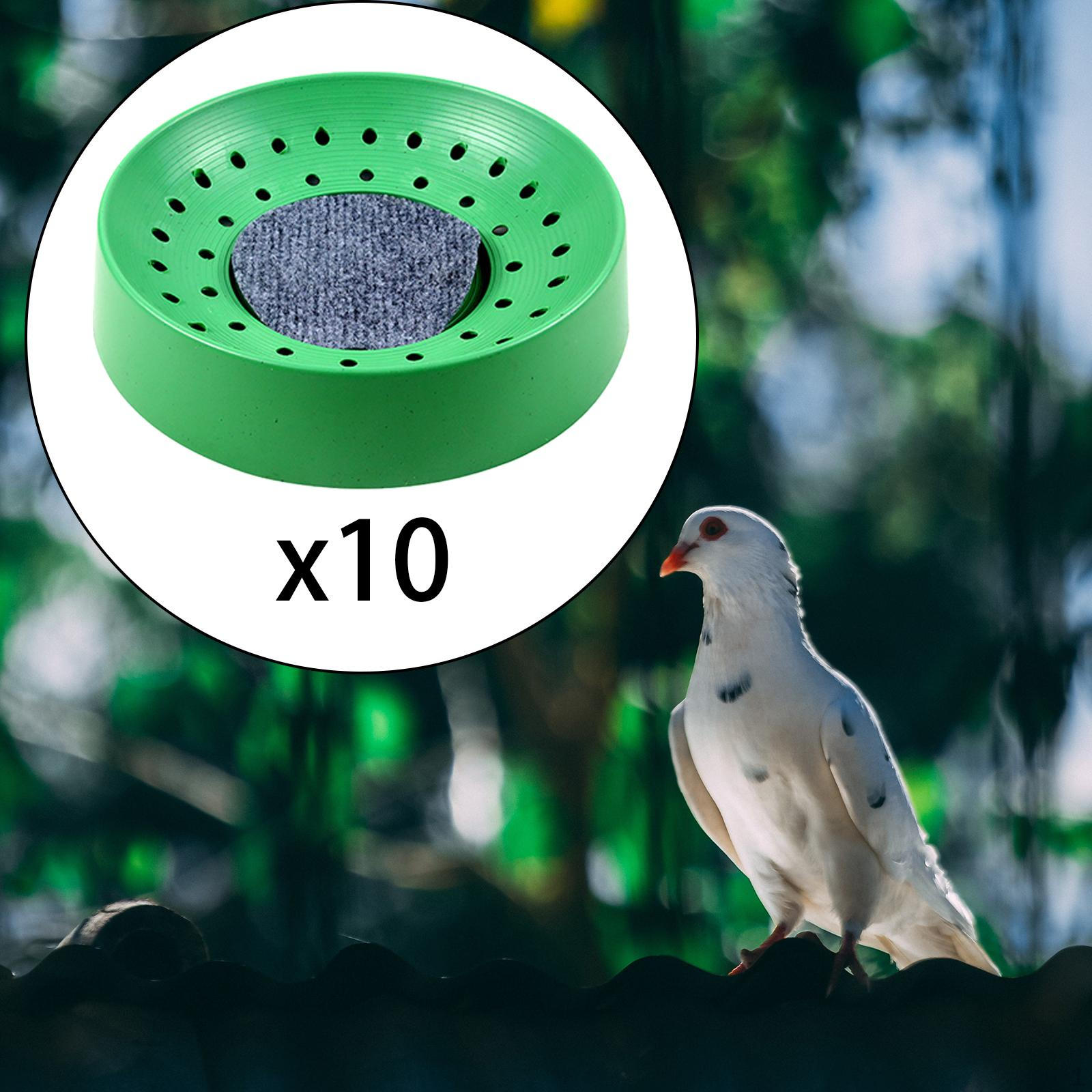 

Set of 10 Plastic Pigeon - Basin Nest Bowl ,Breeding Hatching ,Reusable Bird Nesting Bowls for