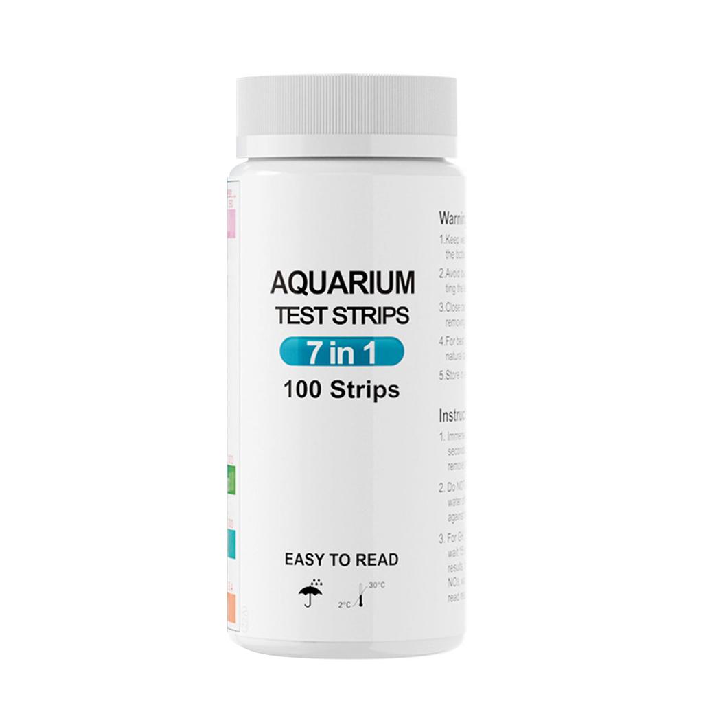 100Pcs Fish Tank Water Quality Test Strips Water Tester Paper Freshwater Saltwater Aquarium Water Test Strips
