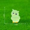 Luminous Cute Owl Figurines Garden Landscape Decoration Accessories Micro-landscape Small Ornaments