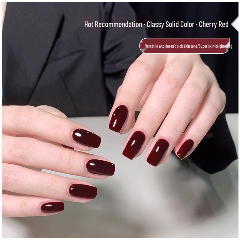 

Cherry Classic Burgundy Red Gel Polish - New for Autumn/Winter 2024