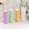 DIY Cylinder Mold Concave Dot Pillar Candle Mold Beehive Candle Mold  Scented Candle Making