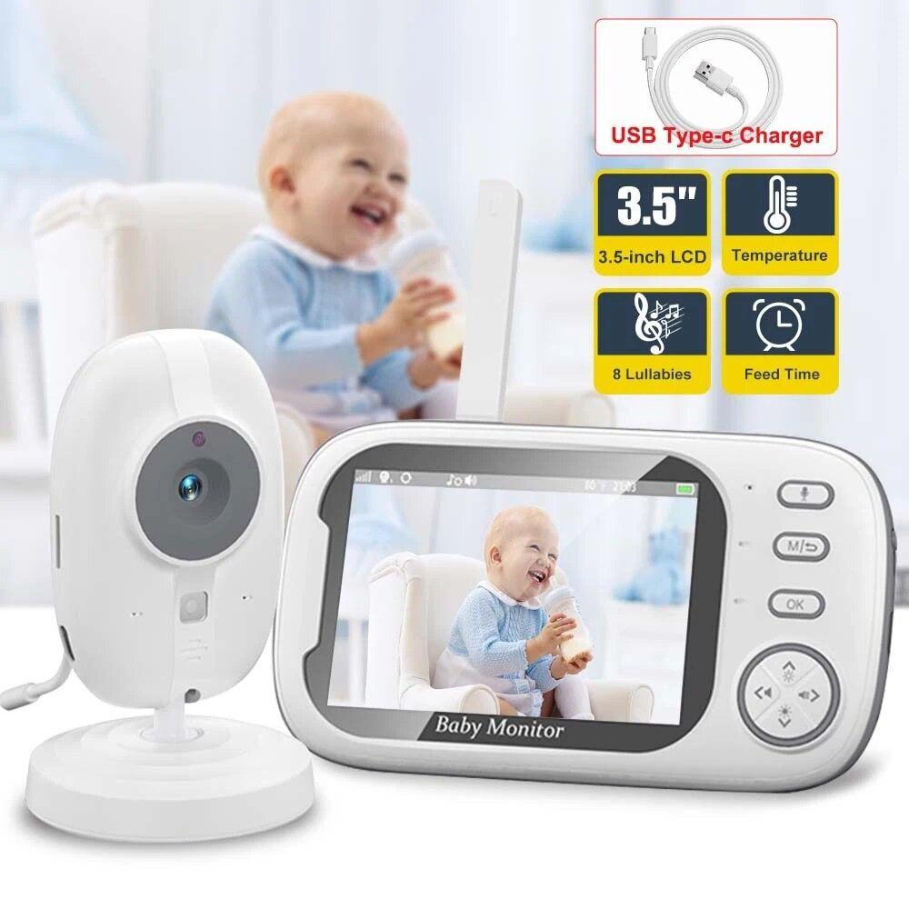 3.5 Inch Baby Nanny Security Camera Auto Night Vision Video Surveillance Cam  Motion Detection