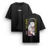 Oversized Anime Demon Slayer Print T-shirt Men Women Street Hip Hop Cotton High Quality Short Sleeve T-shirt Casual Loose Clothing