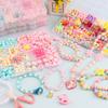 DIY Handmade Beaded Children's Toys Creative Loose Spacer Beads Making Bracelet Necklace 24 Grid Girl Jewelry Set Girl Toy Gift