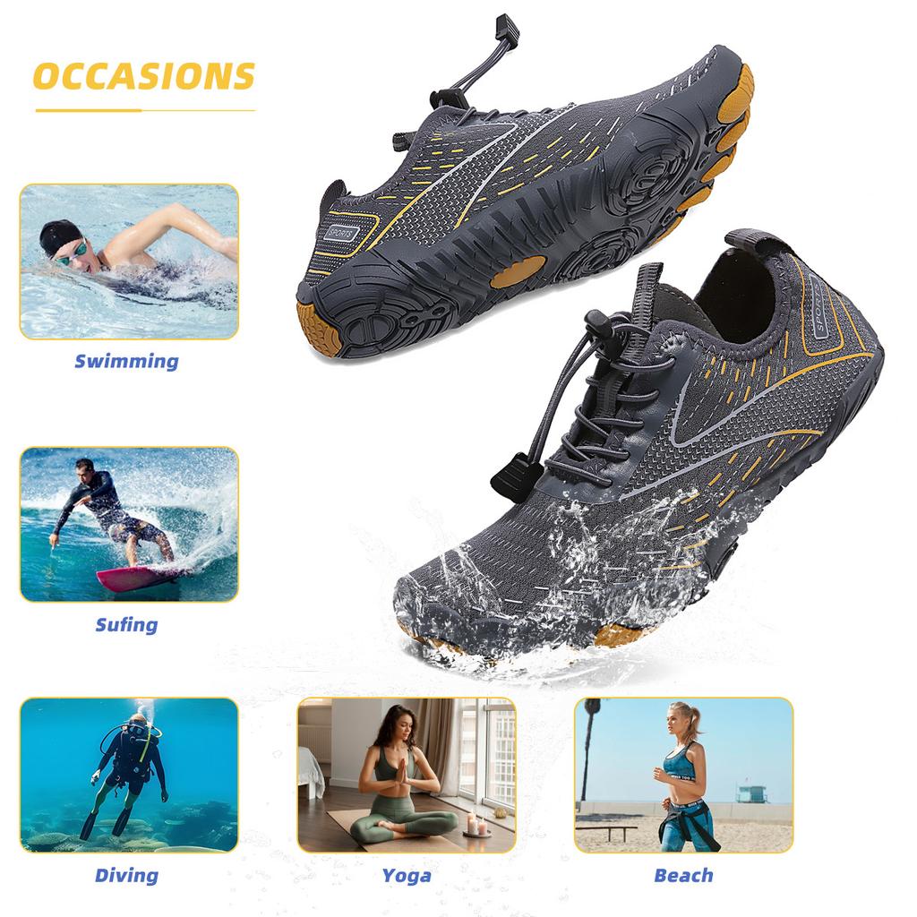Water Shoes Creek Shoes Men's and Women's Outdoor Water Sports Beach Wading Fishing Surfing Indoor Yoga Shoes