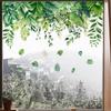 Green Leaf Wall Sticker Decoration for Living Room Bedroom Kids Room Removable Peel and Stick Vinyl Wall Art
