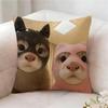 Fun Kwaii Cat Anime Pillow Case Pillowcase Doublesided Printed Sofa Cushion Bedroom Headboard Pillow