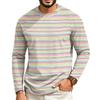 Maglietta da uomo a maniche lunghe raglan con scollo casual per l'uso quotidiano