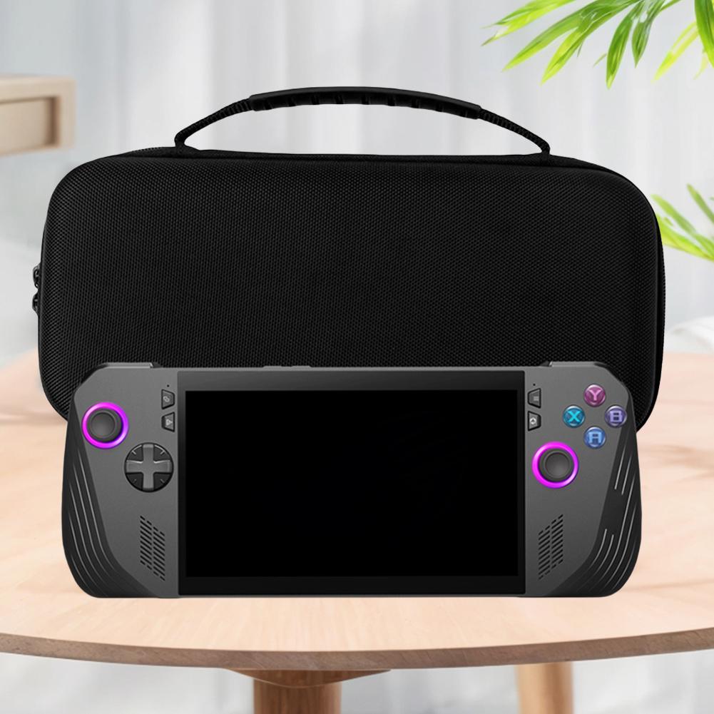 EVA Travel Protective Case Waterproof Hard Shell Case Shockproof with Accessory Pocket for Asus Rog Ally X/Rog Ally Game Console