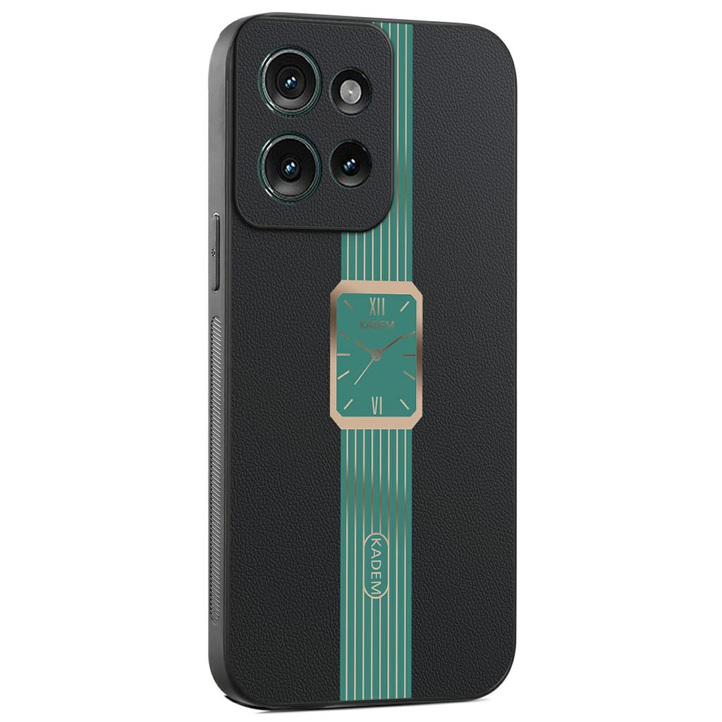 For Motorola Edge 50 5G Case Leather+TPU+Acrylic Anti-Scratch Phone Cover