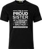 IM A Proud Sister of A Freaking Awesome Brother Funny T Shirt